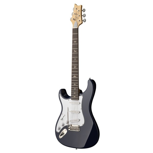 PRS SE Silver Sky Left-Handed, Trad Blue (2026) - side view
