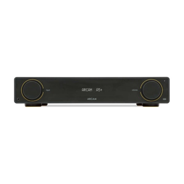 KEF Concerto Meta Speakers & Arcam A5+ Integrated Amplifier, Black 1 