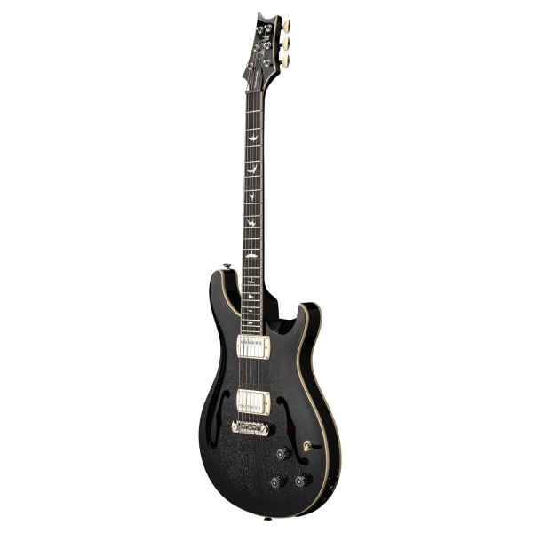 PRS SE Hollowbody Standard Piezo, Dog Hair Smokeburst (2026) - side view