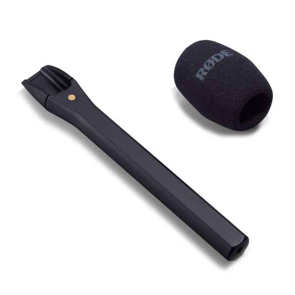 Rode Interview Micro For Interview Micro Wireless Transmitter, Black - Angled Flat