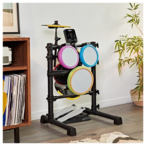 Junior Electronic Drum Kit with Headphones and Stool by Gear4music