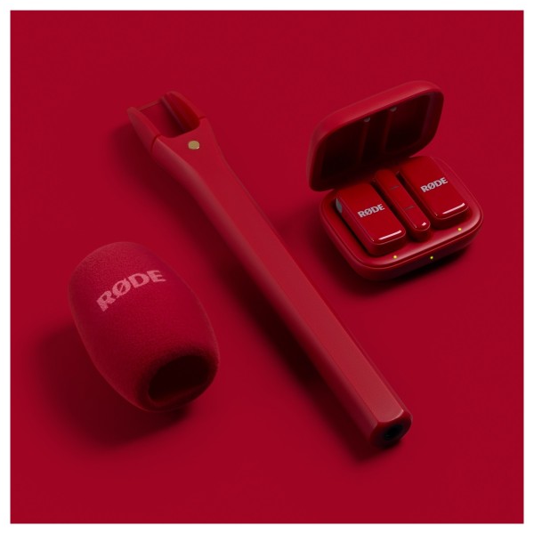 Rode Interview Micro, Red - Lifestyle