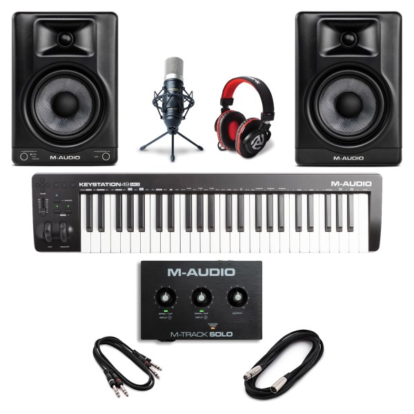 M-Audio Custom Home Studio & Recording Bundle for Producers - Full Package