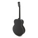 Jumbo Left Handed Acoustic Guitar & Accessory Pack by Gear4music, Black