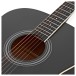 Jumbo Acoustic Guitar & Accessory Pack by Gear4music, Black