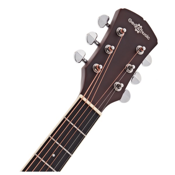 Jumbo Acoustic Guitar & Accessory Pack by Gear4music, Natural