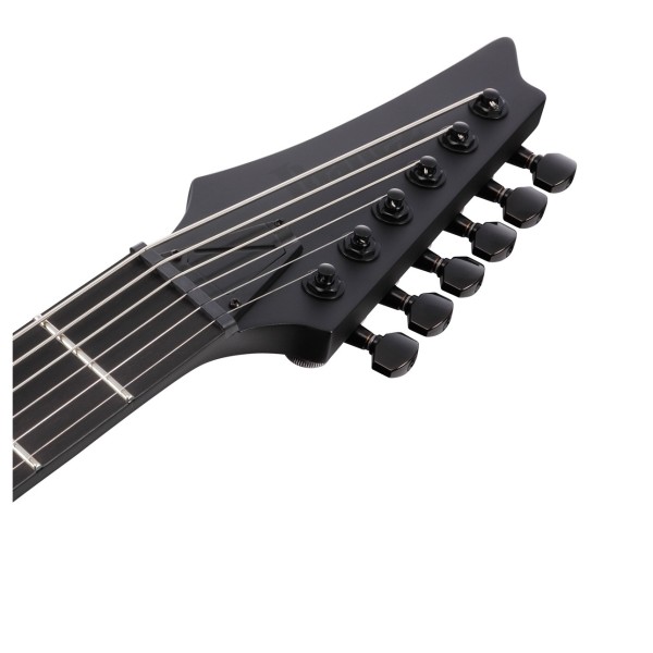 Ibanez RGRTBB21, Black Flat - Headstock Front