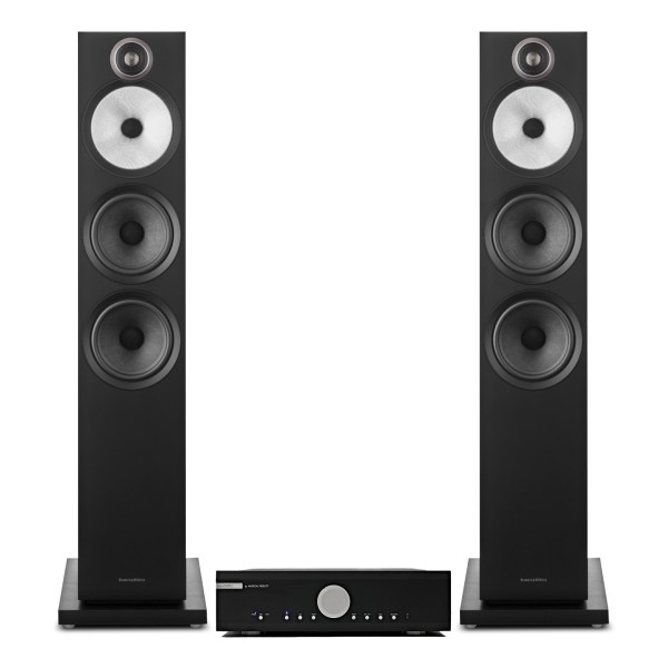 Musical Fidelity M6si Amplifier & Bowers & Wilkins 603 S3 Floorstanding Speakers Hi-Fi Bundle, Black
