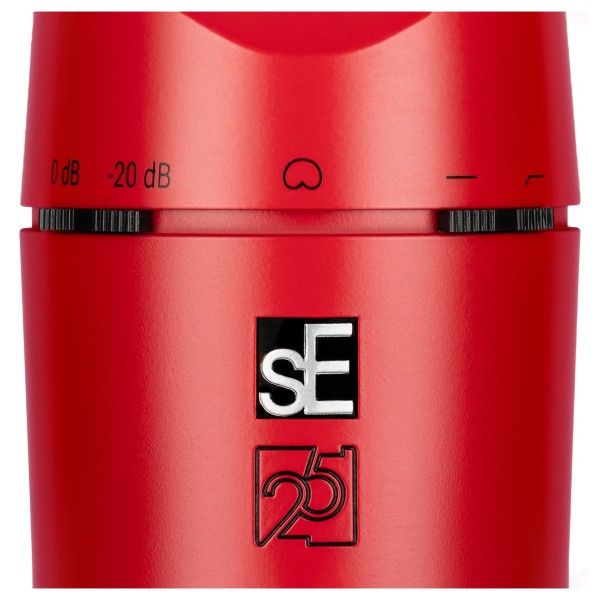 sE Electronics X1 A 2C Red 25th Anniversary Edition, Angle