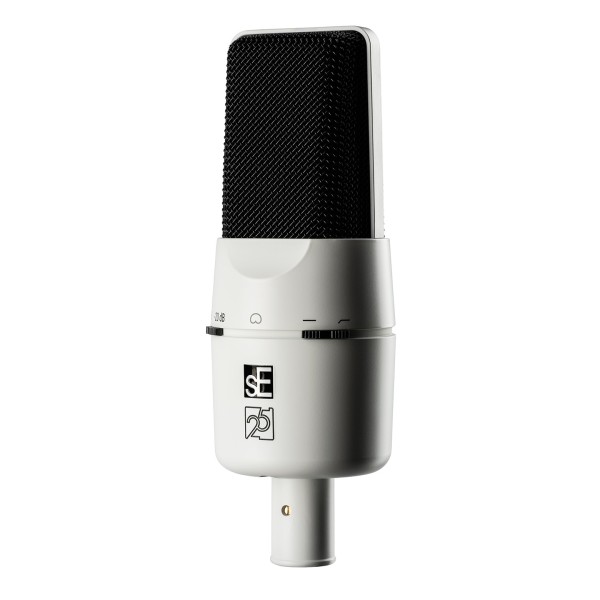sE Electronics X1 A 2C White 25th Anniversary Edition, Angle