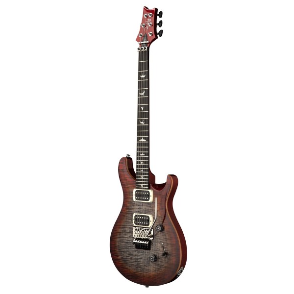 PRS SE Custom 24 Floyd, Charcoal Cherry Burst (2026) - side view
