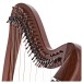 27 String Roundback Harp by Gear4music, Walnut