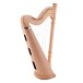 Deluxe 22 String Pillar Harp by Gear4music, Natural