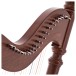 22 String Pillar Harp by Gear4music, Walnut