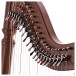 22 String Pillar Harp by Gear4music, Walnut