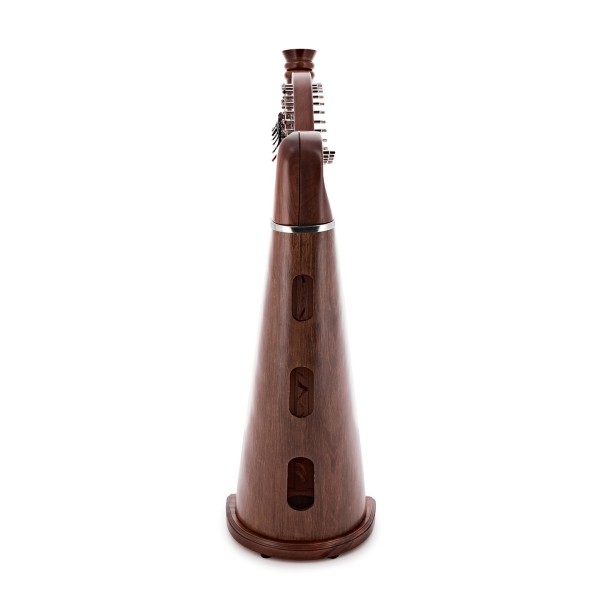 22 String Pillar Harp by Gear4music, Walnut