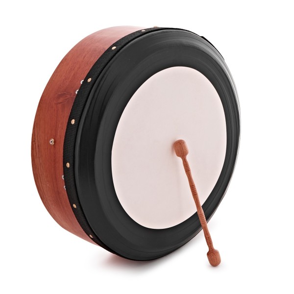 16 x 5" Deluxe Tuneable Bodhran by Gear4music, Cedar