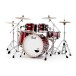 Pearl Professional Series 22'' 4pc Shell Pack, Velvet Crimson