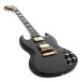 Gibson Custom SG Custom 2-Pickup, Ebony Fingerboard Gloss, Ebony - Ex Demo - angled shot