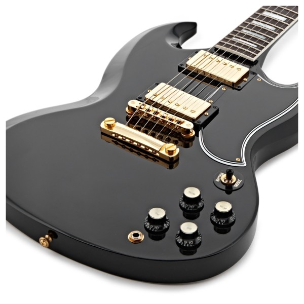 Gibson Custom SG Custom 2-Pickup, Ebony Fingerboard Gloss, Ebony - Ex Demo - body