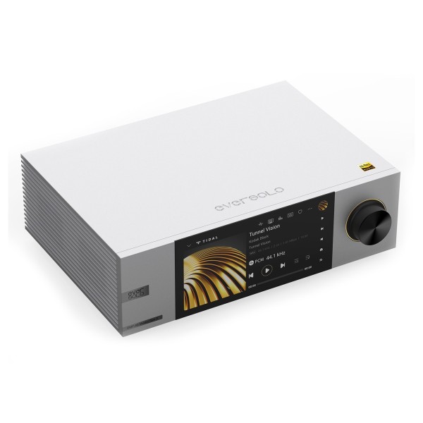 Eversolo DMP-A6 Master Edition Gen 2 Streaming Music Player, Silver - front top angle 