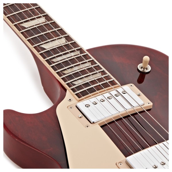Gibson Les Paul Studio Left Handed, Wine Red - upper frets