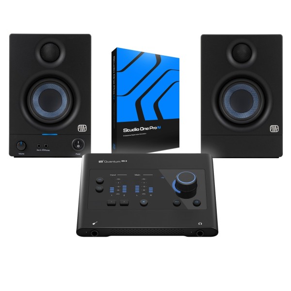PreSonus Eris 3.5 2nd Gen Studio Monitors with Quantum ES2 Audio Interface - Bundle