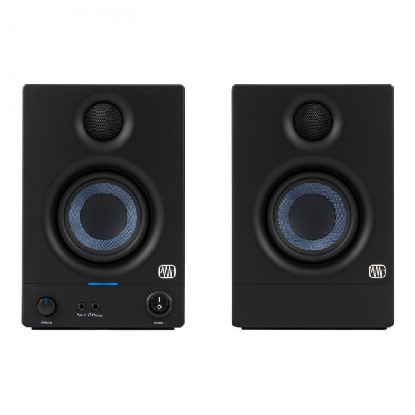 PreSonus Eris 3.5 2nd Gen Studio Monitors (Pair), Black - Front