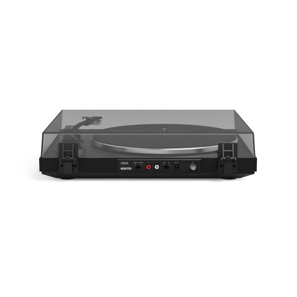 OBI3 Bluetooth Record Player, Matte Black - Rear