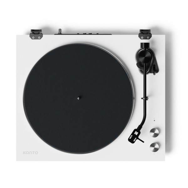 Kanto OBI3 Turntable with Bluetooth, White - 