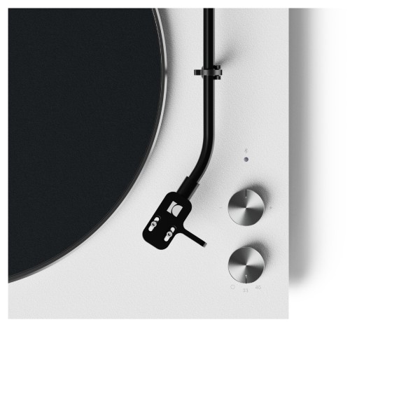 Kanto OBI3 Turntable with Bluetooth, Matte White - Pitch Control
