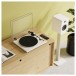 Kanto OBI3 Turntable with Bluetooth, Matte White - Lifestyle