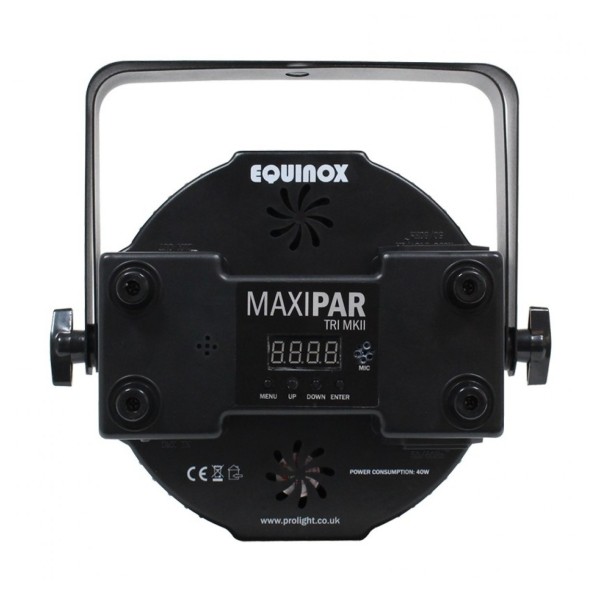 Equinox MaxiPar Tri MKII LED Par Can, Back