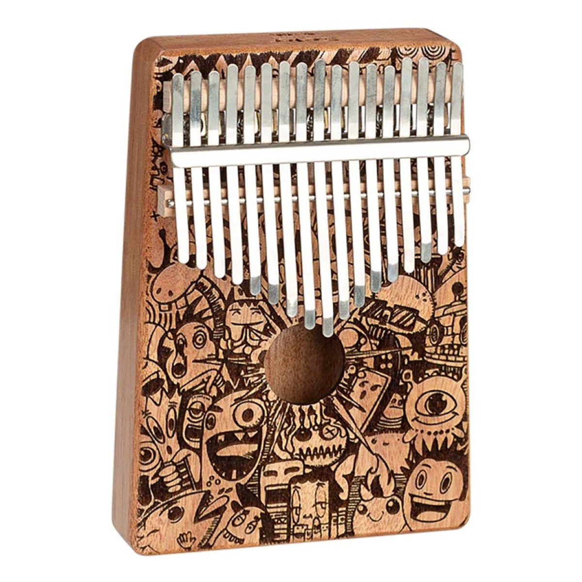 Click to view product details and reviews for Sela Art Series Kalimba 17 Little Monster Laser.
