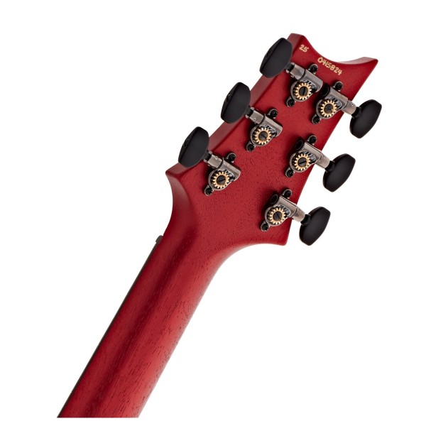 PRS Standard 24 Satin, Red Apple Metallic #0415824 - back of headstock