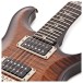 PRS Custom 24, Black Gold Wraparound Burst #0414215 - upper frets