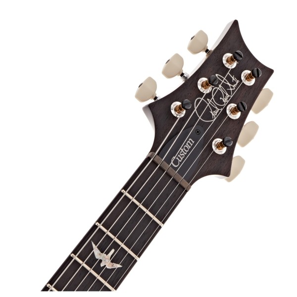 PRS Custom 24, Black Gold Wraparound Burst #0414215 - headstock
