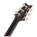 PRS Custom 24, Black Gold Wraparound Burst #0414215 - back of headstock
