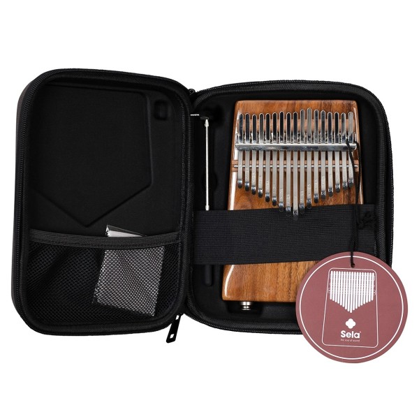 Sela Kalimba 17 Koa Hollow with Pickup