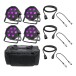 Equinox MaxiPar Quad LED Par Can & Carry Bag Bundle