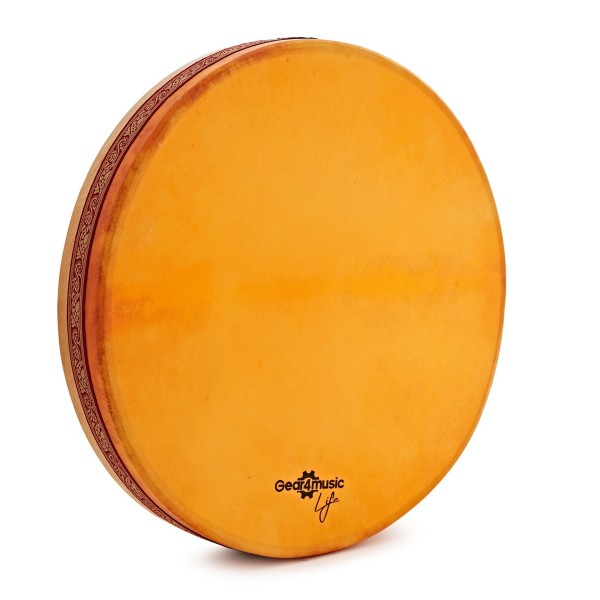 Gear4music Life 16 x 3" Ocean Drum, Yellow