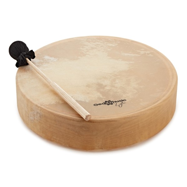 Gear4music Life 16 x 3" Shamanic Drum, Cowskin Head