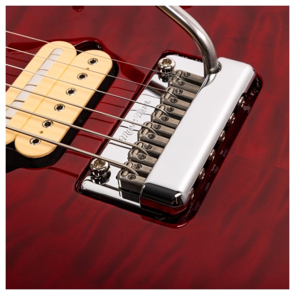 Music Man BFR JP15 Baritone, Cherry Creamsicle - bridge