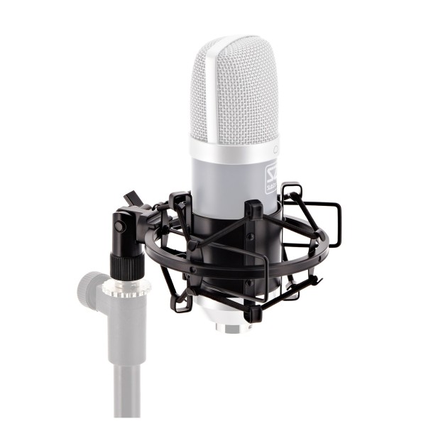 Shock Mount for Condenser Microphones by Gear4music, Black