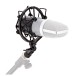 Shock Mount for Condenser Microphones by Gear4music, Black
