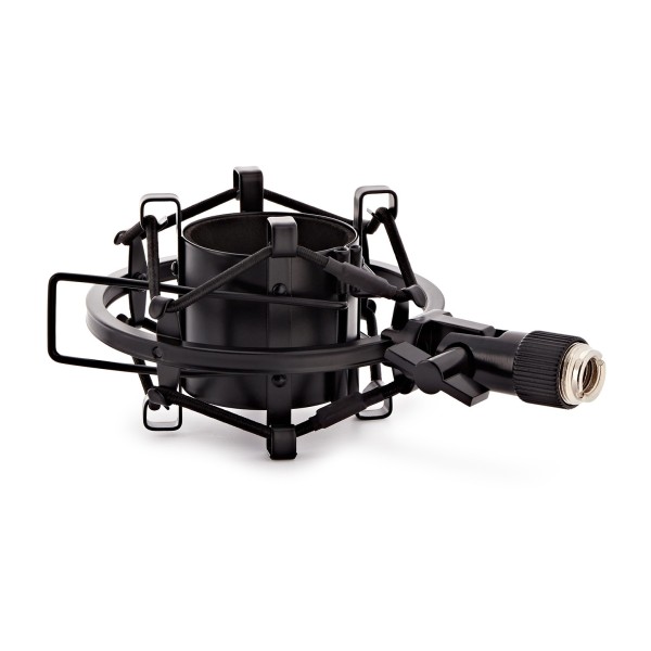 Shock Mount for Condenser Microphones by Gear4music, Black