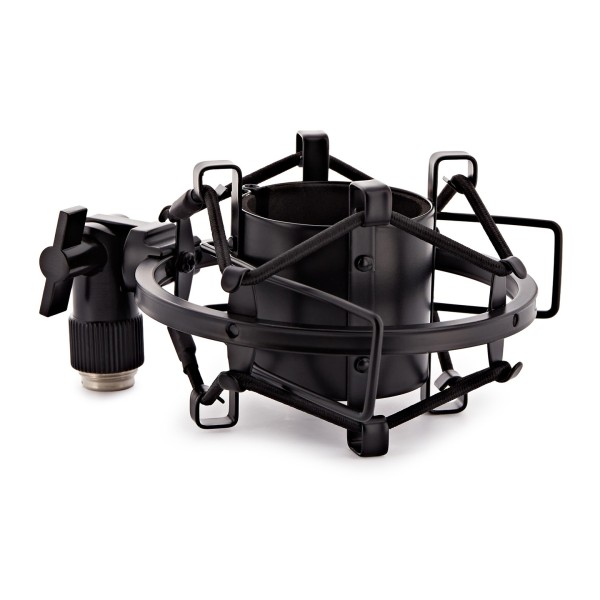 Shock Mount for Condenser Microphones by Gear4music, Black