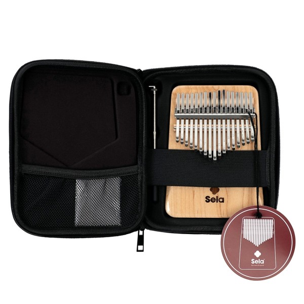 Sela Solid Kalimba 17, Maple