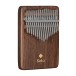 Sela Solid Kalimba 17, Black Walnut