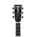 Sigma 000R Black Diamond, Polished Gloss Black - Headstock Front